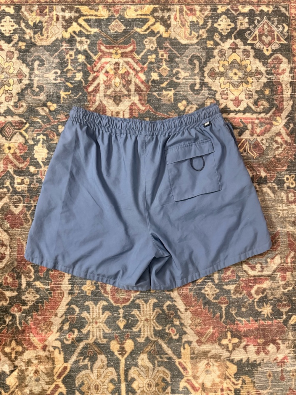 Men’s Nike Pale Blue Athletic Running Shorts - Picture 4 of 7